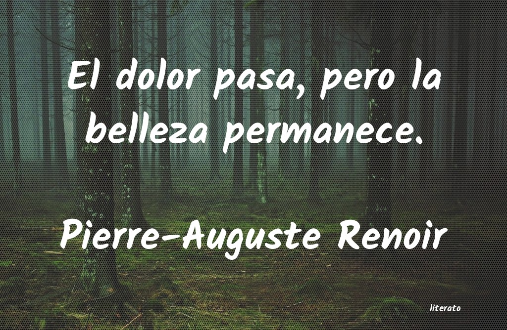 Frases de Pierre-Auguste Renoir