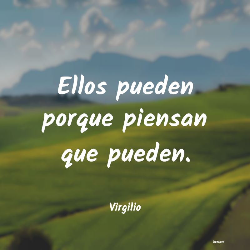 frases de Virgilio