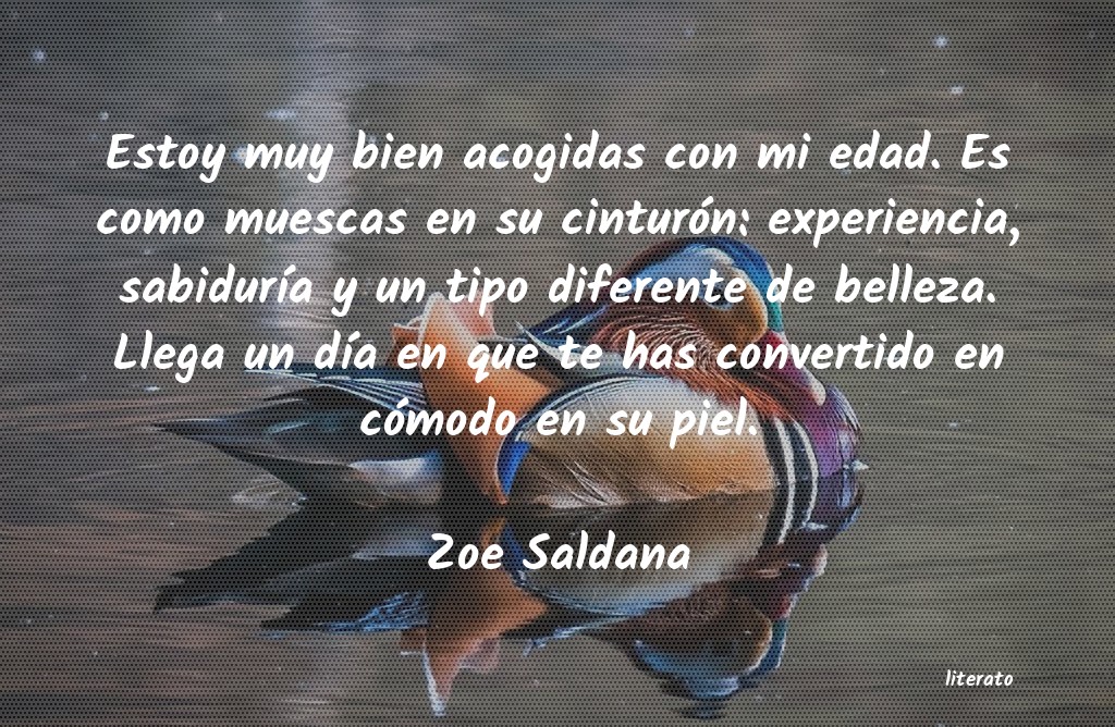 Frases de Zoe Saldana