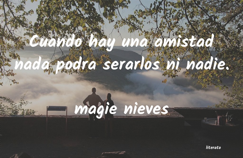 Frases de magie nieves