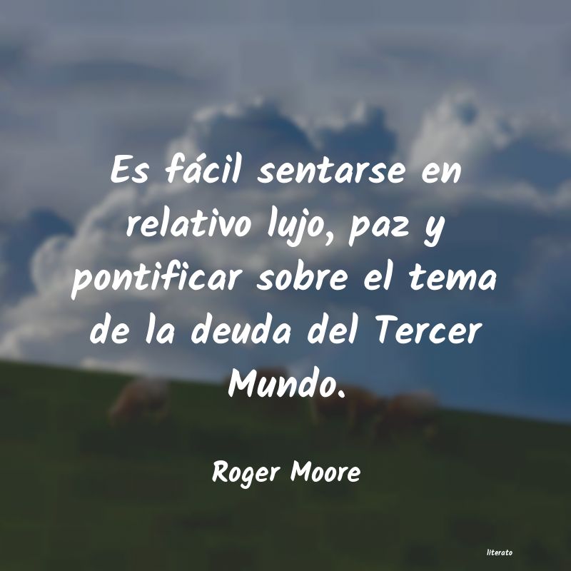 Frases de Roger Moore