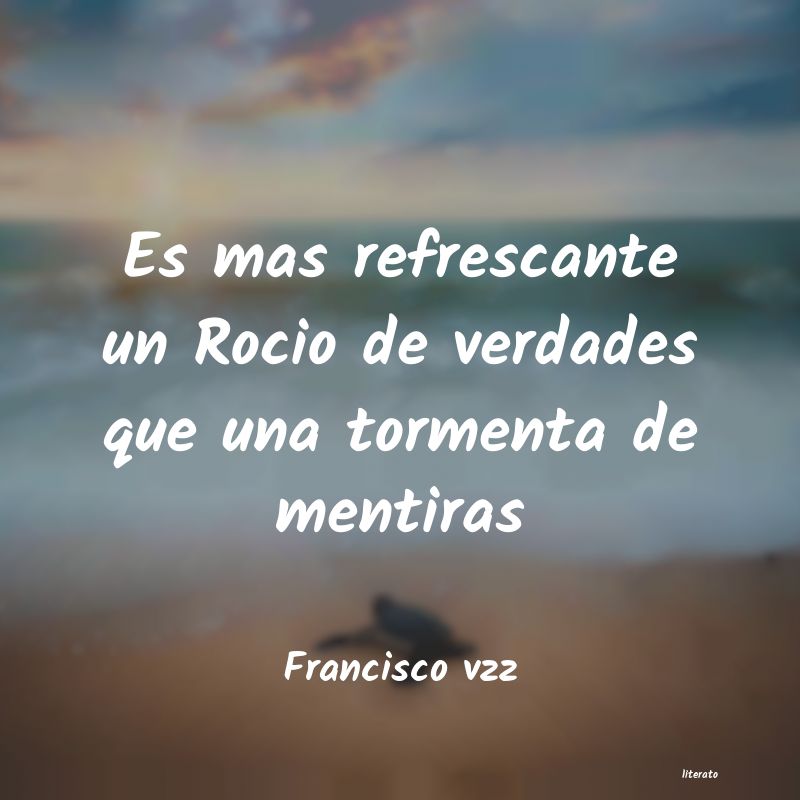 Frases de Francisco vzz