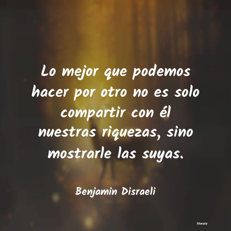 frases de Benjamin Disraeli
