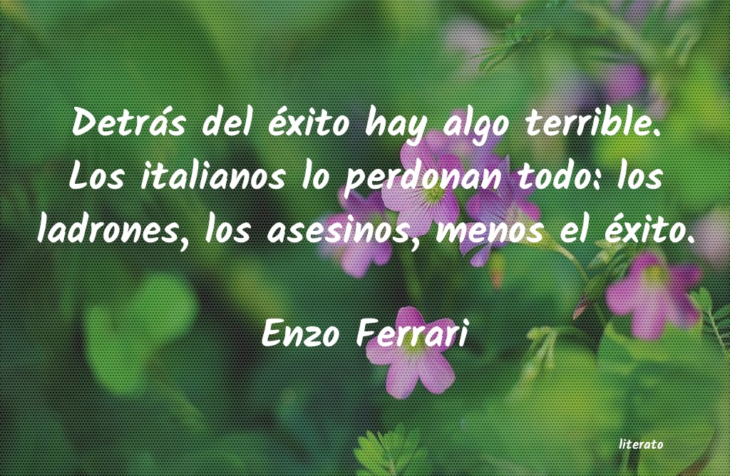 frases de Enzo Ferrari