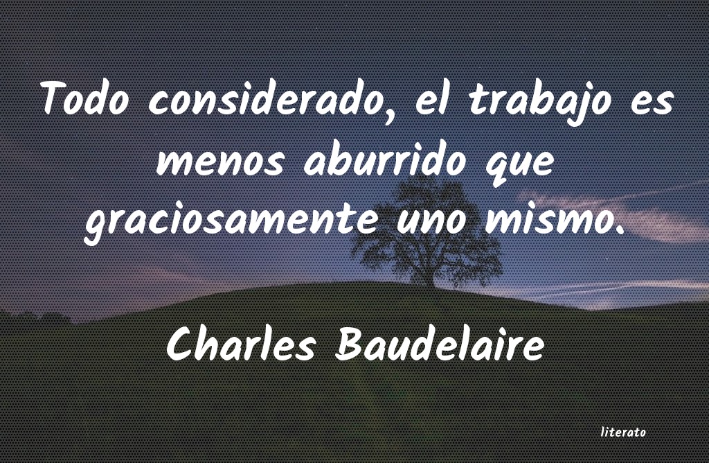 frases de Charles Baudelaire