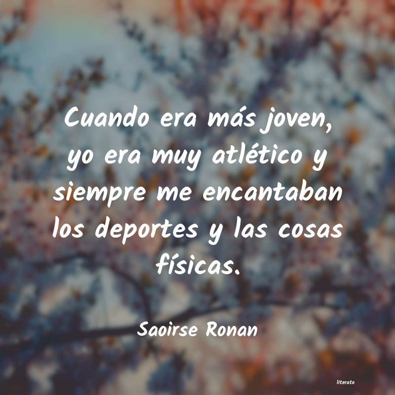 Frases de Saoirse Ronan