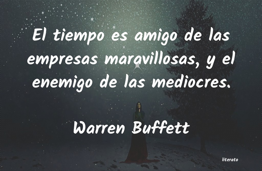 frases de Warren Buffett