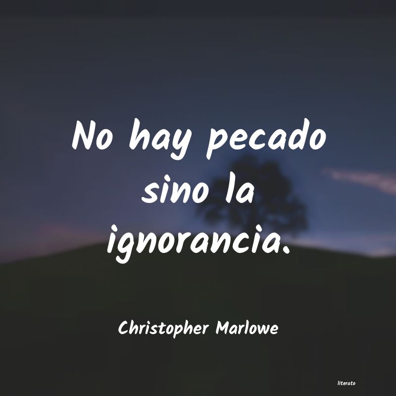 frases de Christopher Marlowe
