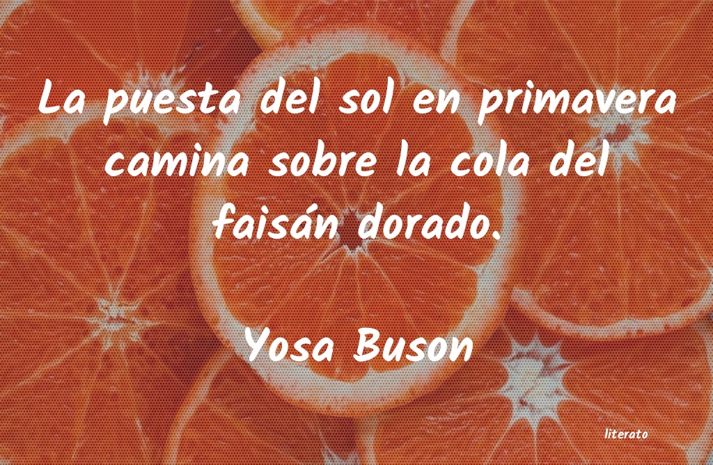 Frases de Yosa Buson