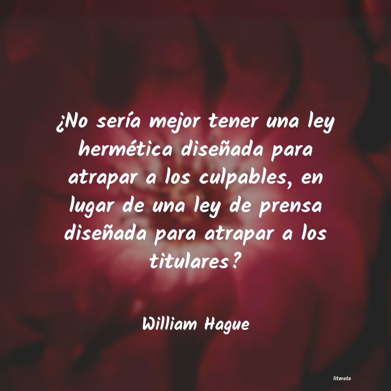 frases de William Hague