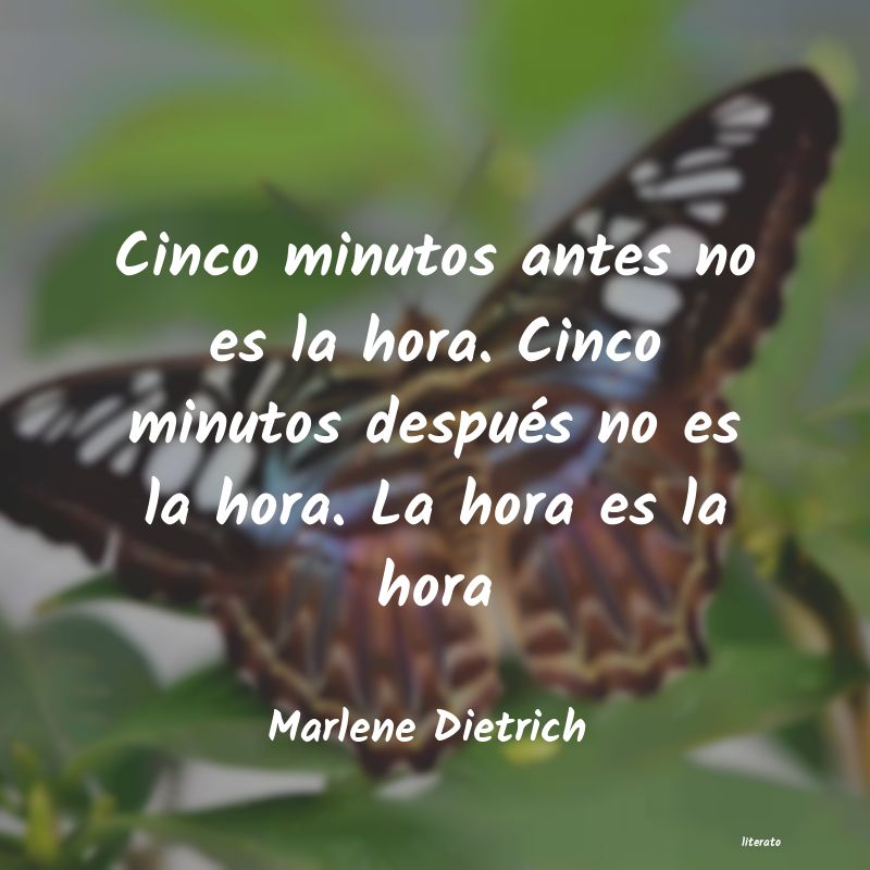 Frases de Marlene Dietrich