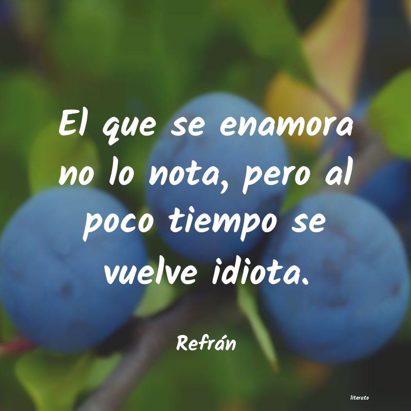 Frases de Refrán