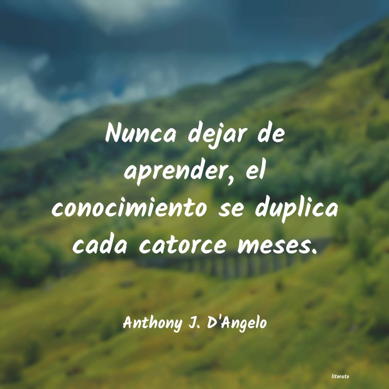 Frases de Anthony J. D'Angelo