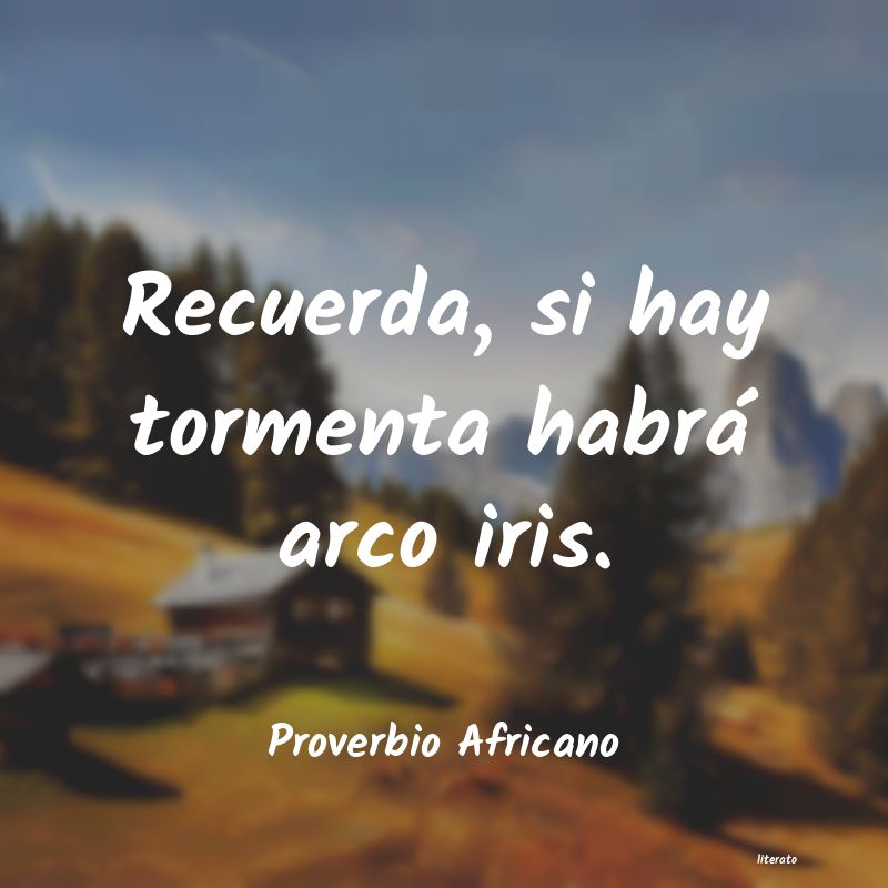 frases de Proverbio Africano