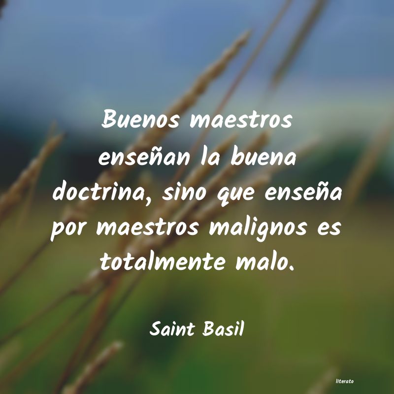 frases de Saint Basil