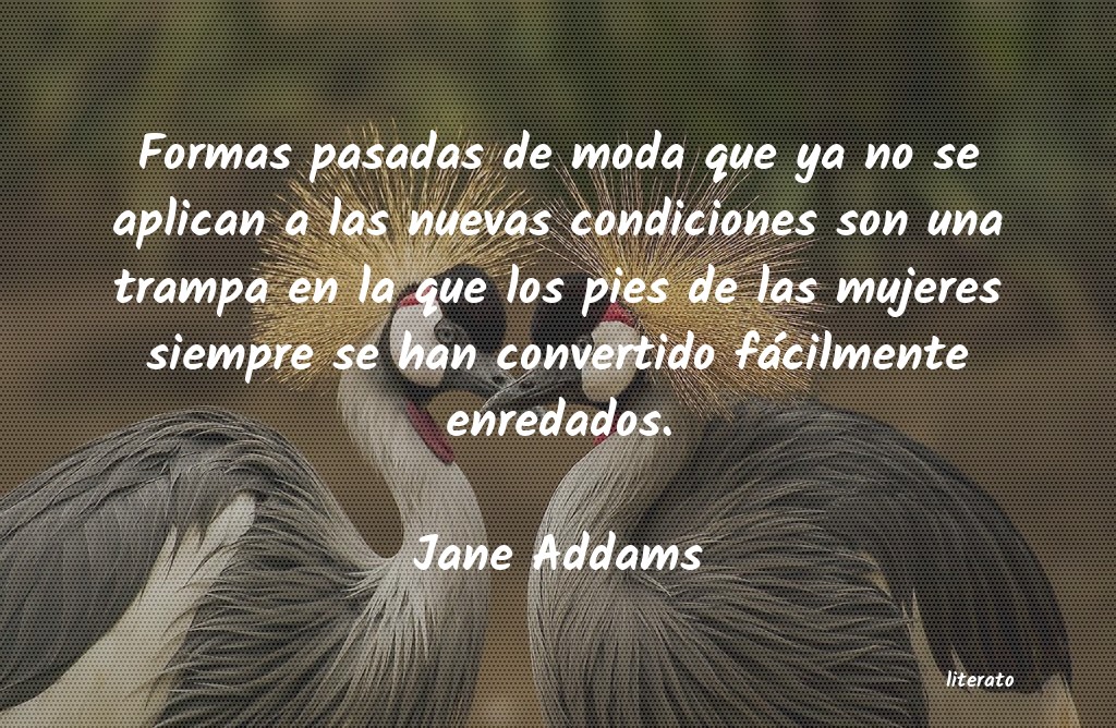 frases de Jane Addams