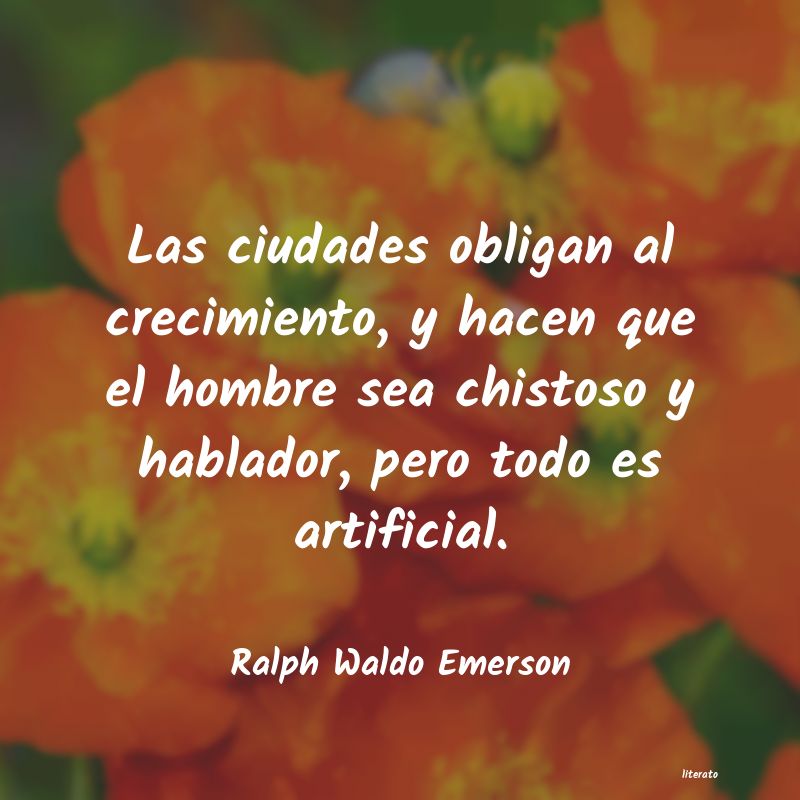 Frases de Ralph Waldo Emerson