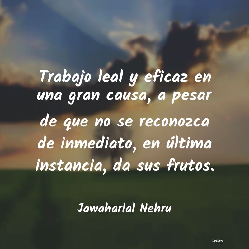 frases de Jawaharlal Nehru
