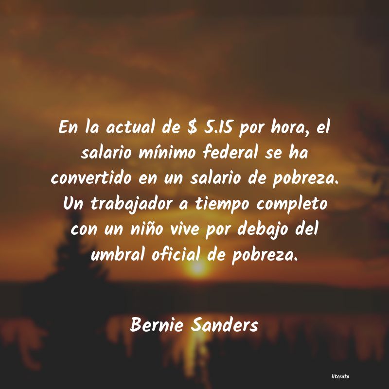 Frases de Bernie Sanders