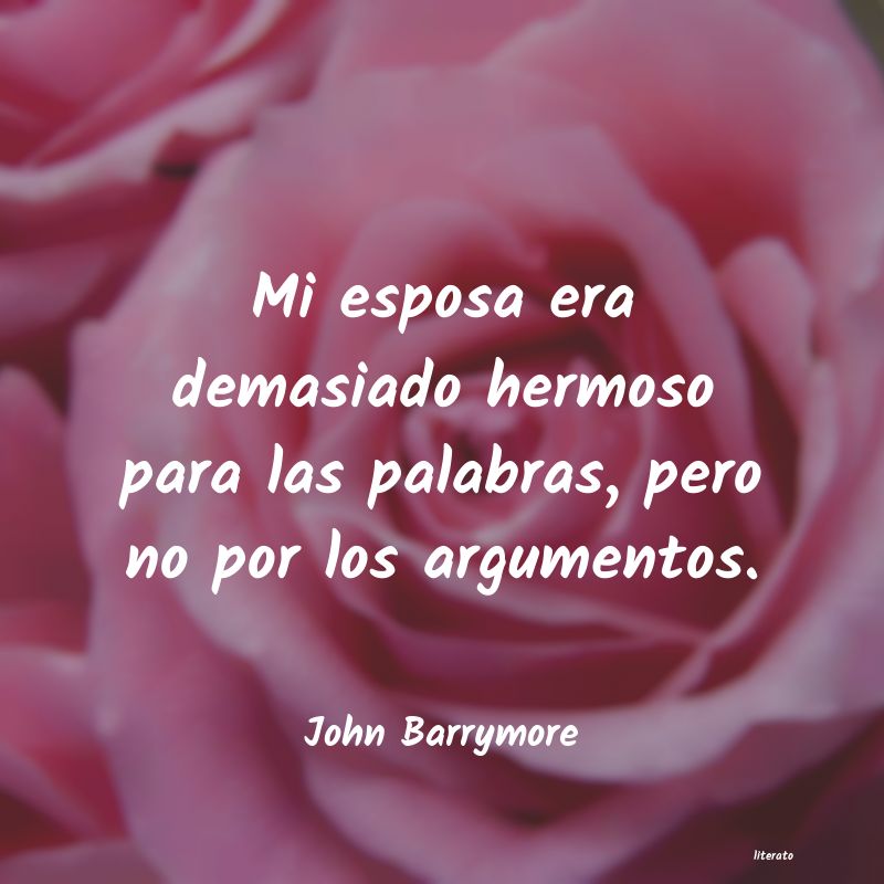 frases de John Barrymore