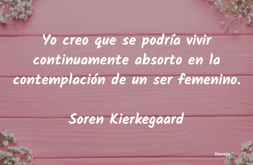 frases de Soren Kierkegaard