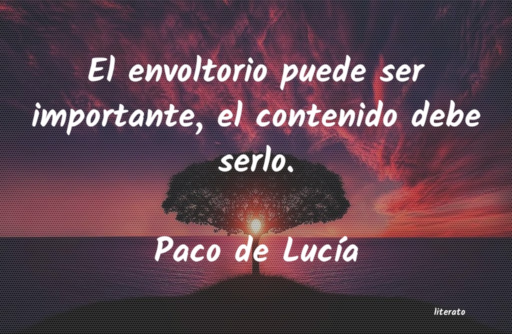 Frases de Paco de Lucía