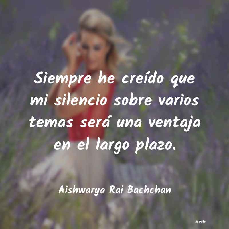 frases de Aishwarya Rai Bachchan