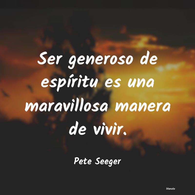 frases de Pete Seeger