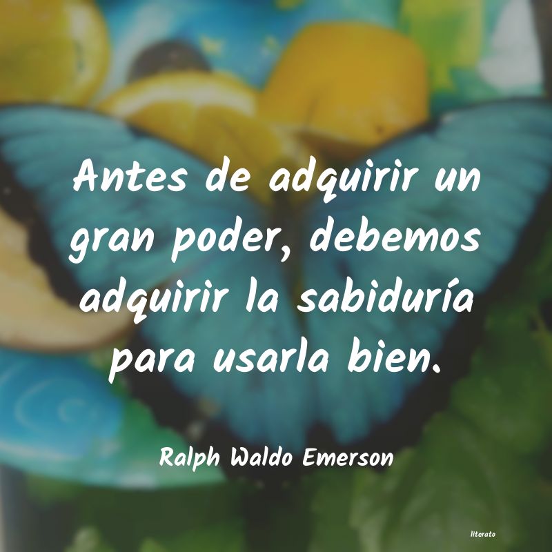 Frases de Ralph Waldo Emerson