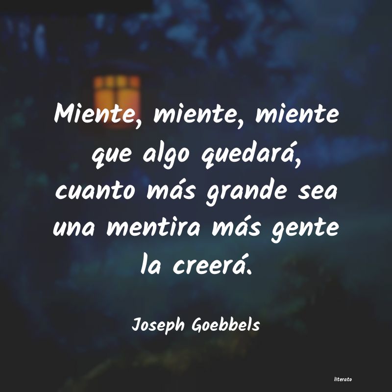 frases de Joseph Goebbels