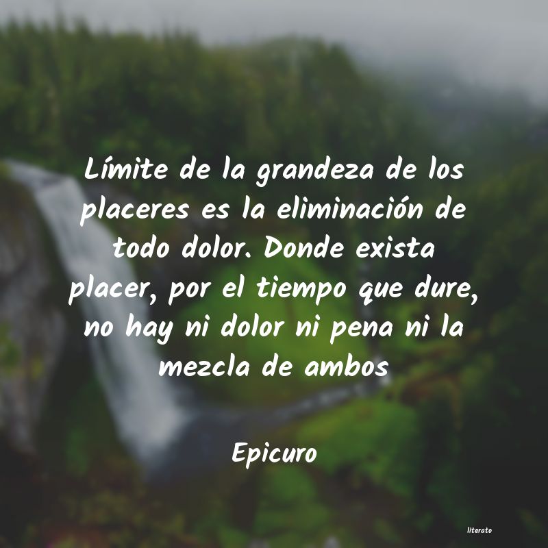 Frases de Epicuro