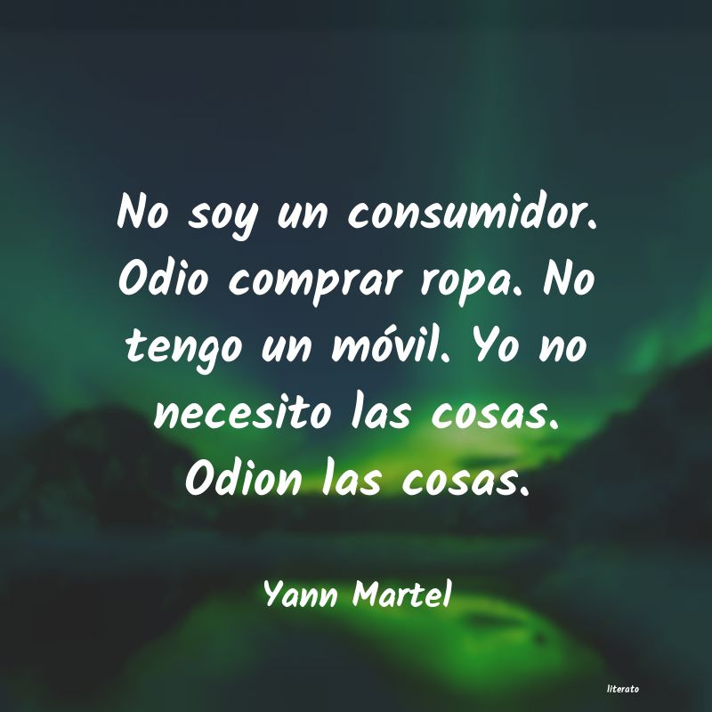 frases de Yann Martel