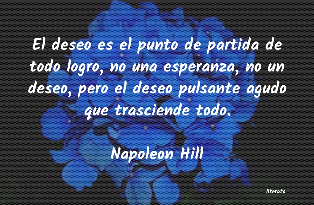 frases de Napoleon Hill