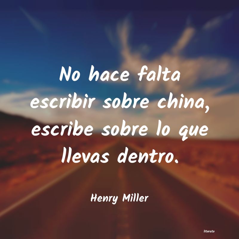 Frases de Henry Miller