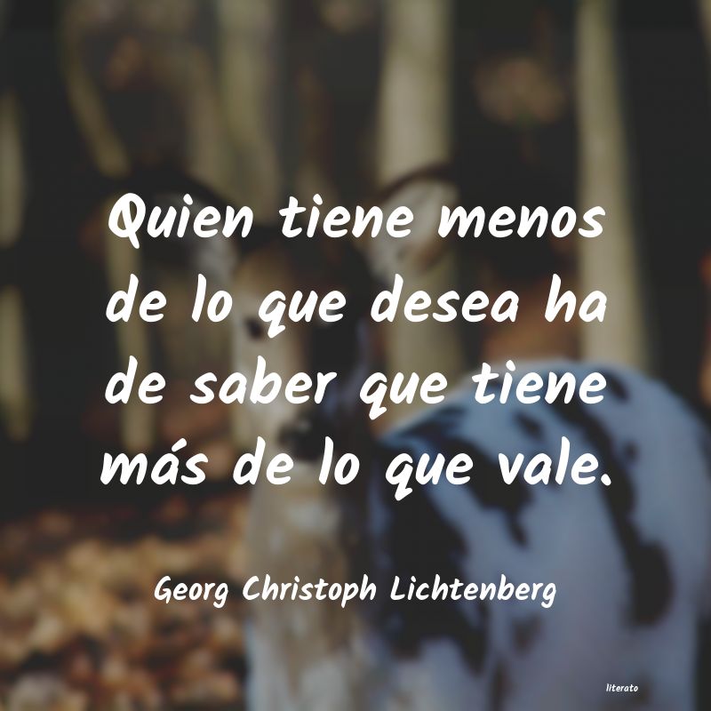 Frases de Georg Christoph Lichtenberg