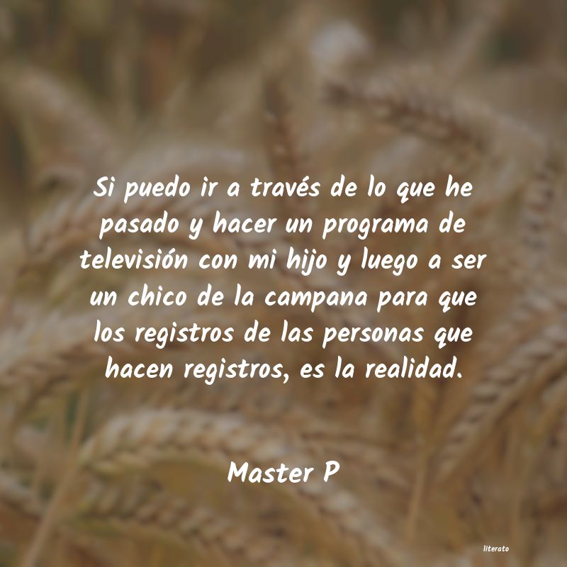 frases de Master P