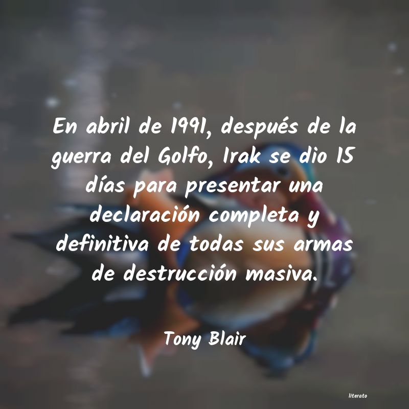 Frases de Tony Blair