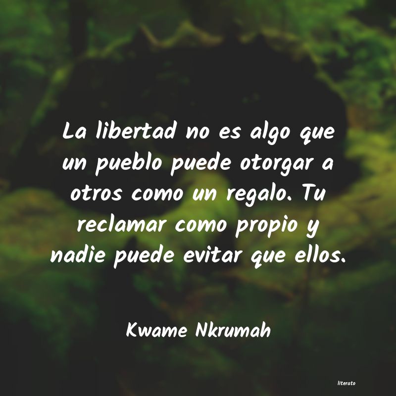 frases de Kwame Nkrumah