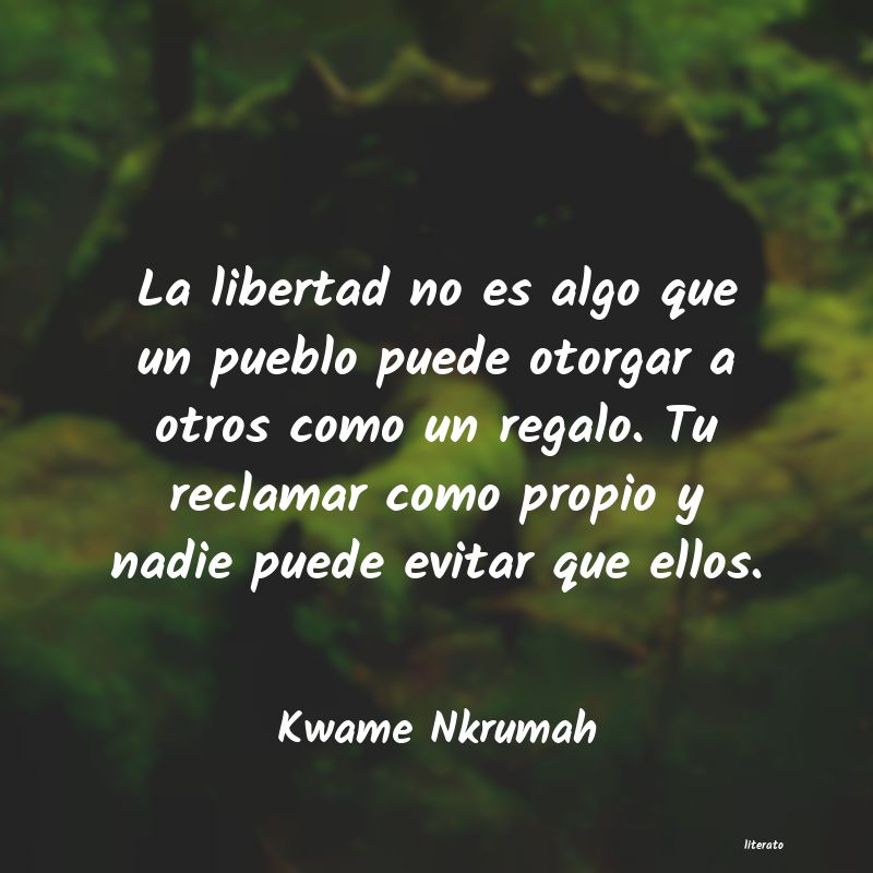 Frases de Kwame Nkrumah