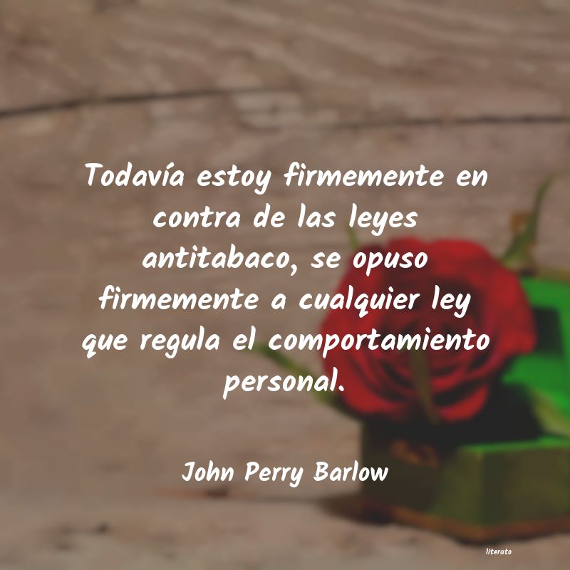 frases de John Perry Barlow