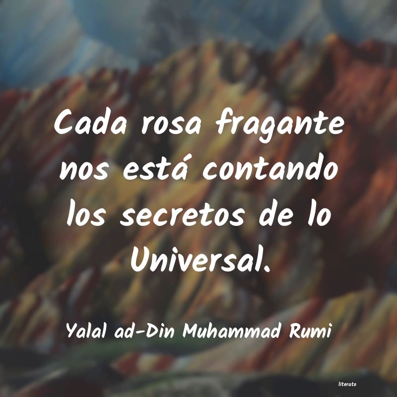 frases de Yalal ad-Din Muhammad Rumi