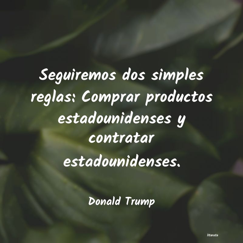 frases de Donald Trump