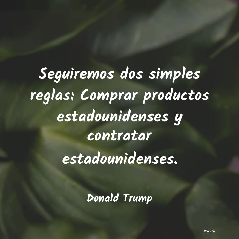 Frases de Donald Trump