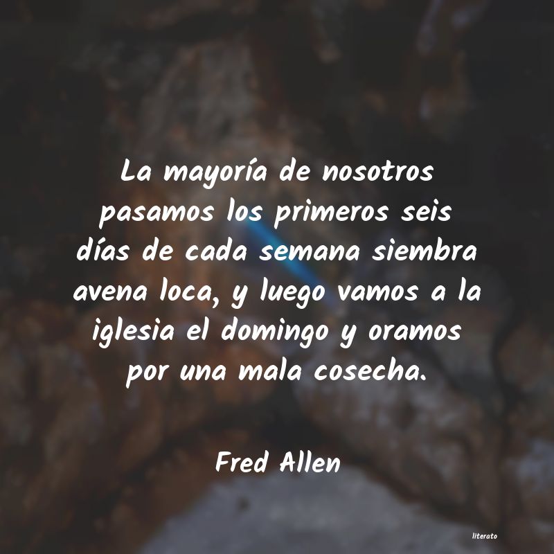 Frases de Fred Allen