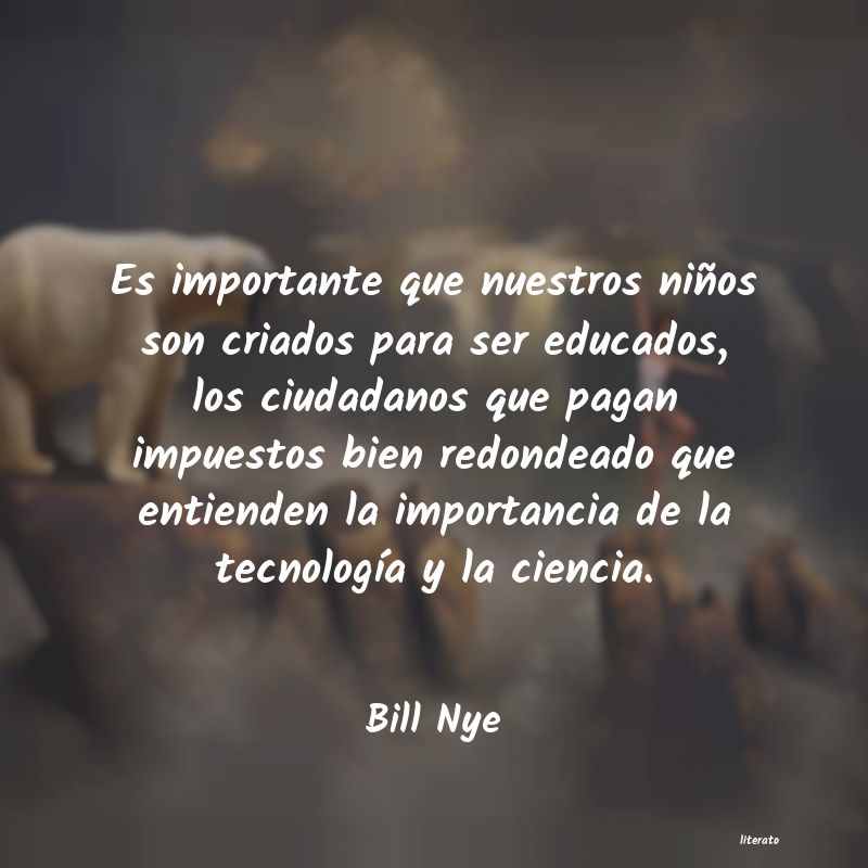 frases de Bill Nye