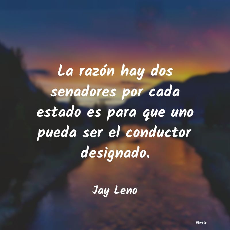 Frases de Jay Leno