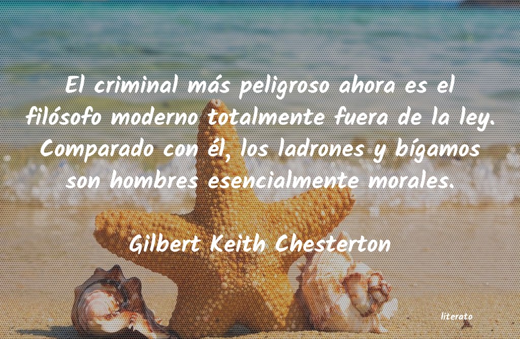 frases de Gilbert Keith Chesterton