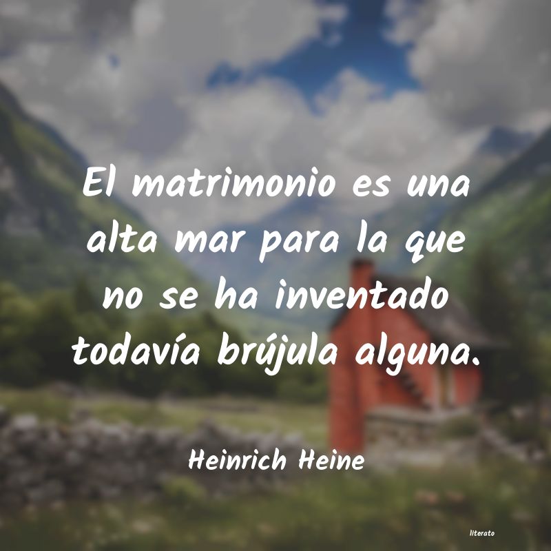 frases de Heinrich Heine