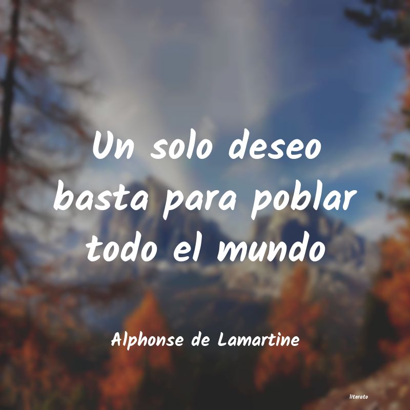 Frases de Alphonse de Lamartine