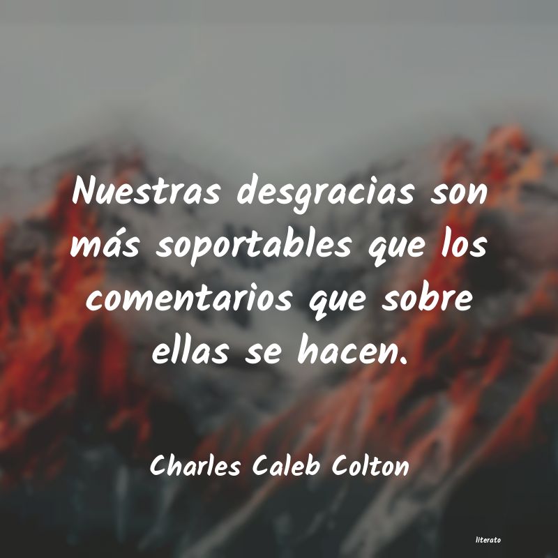 frases de Charles Caleb Colton
